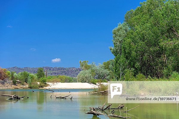 Nationalpark Landschaft Fluss Australien Northern Territory Rivera