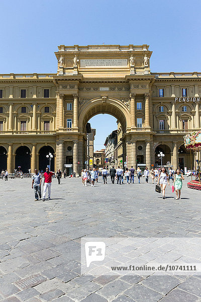 Italy  Tuscany  Florence  Piazza della Repubblica