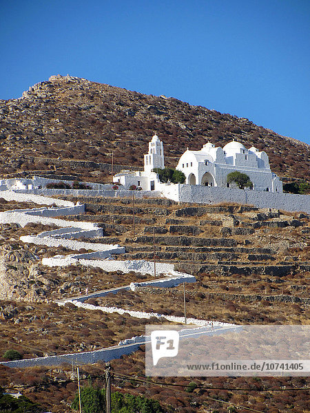 Griechenland  Kykladen  Insel Folegandros  Kloster Panagia Kimissis