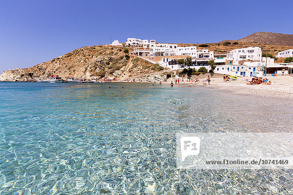 Griechenland  Kykladen  Insel Folegandros  Strand von Agali