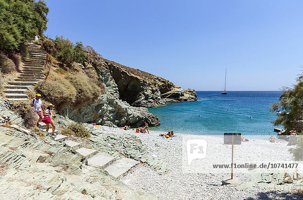 Greece  Cyclades  Folegandros Island  Galifos beach