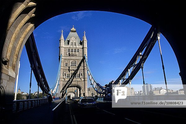 Tower Bridge  London  England  Großbritannien  Europa.