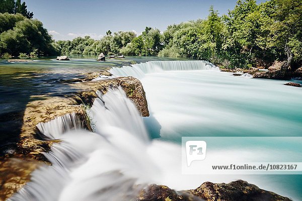 Blick auf den Manavgat-Wasserfall  Antalya  Türkei