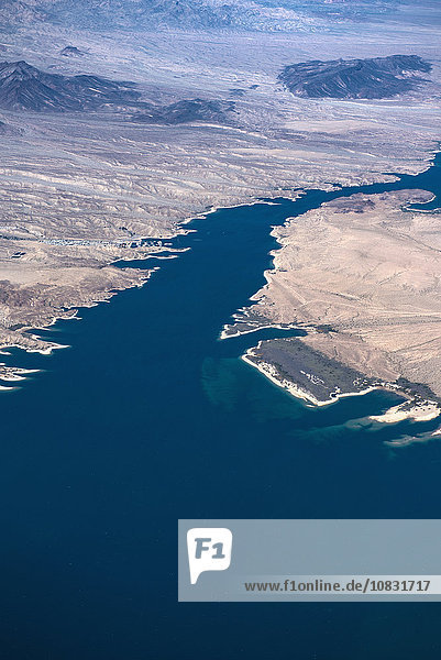 Luftaufnahme des Lake Mohave  Nevada  Vereinigte Staaten