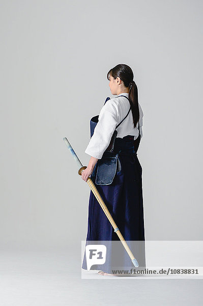 Female Japanese kendo athlete