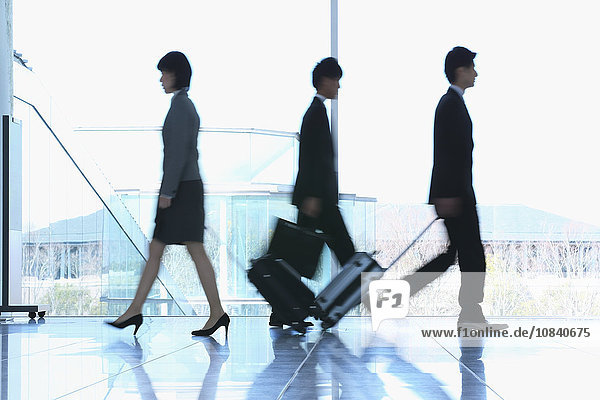 Business people at the airport