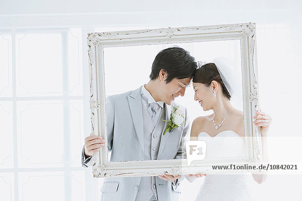 Japanese bride and groom