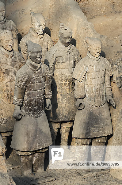 Museum der Terrakotta-Krieger  Mausoleum des ersten Qin-Kaisers  Xian  Provinz Shaanxi  China  Asien