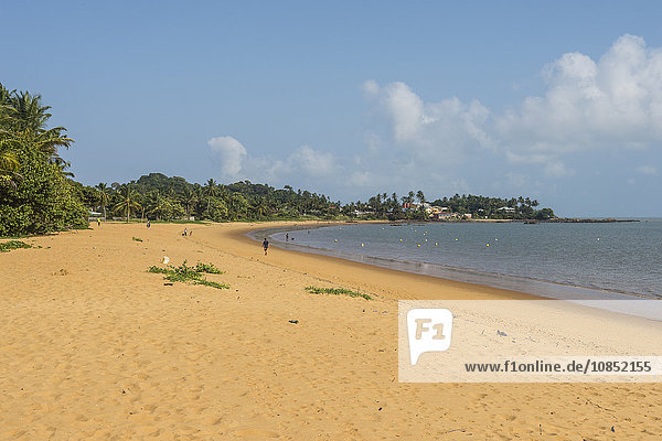 Beach of Montjoly  Cayenne  French Guiana  Department of France  South America