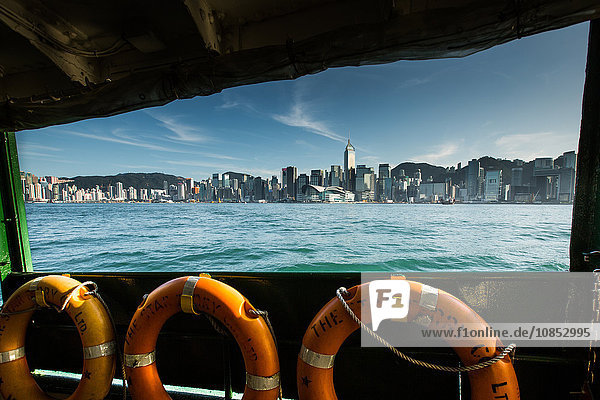 Hong Kong from Star Ferry  Hong Kong  China  Asia