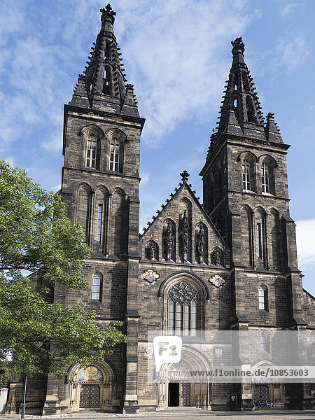 Sts. Peter and Paul church Vysehrad Prague Czech Republic Europe
