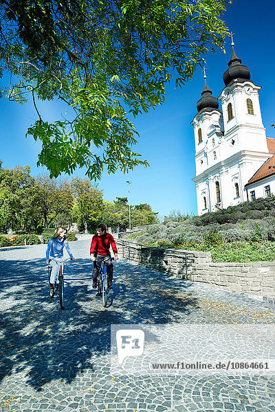 Fahrradtour zu zweit zur Benediktinerabtei,  Tihany,  Plattensee,  Budapest,  Ungarn