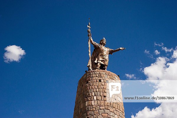 Pachacuti-Statue Cusco Peru