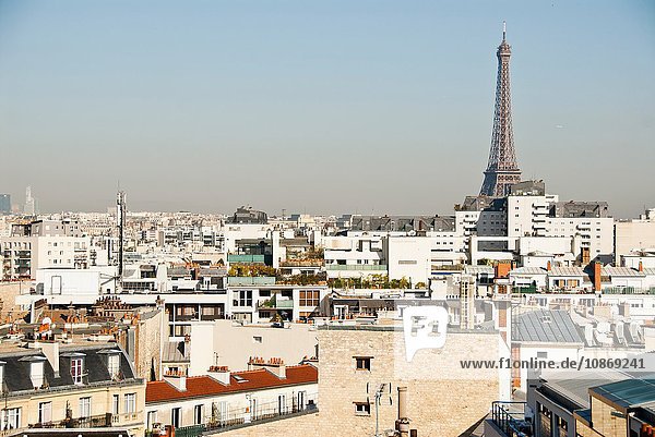 Pariser Stadtbild mit Eiffelturm  Frankreich