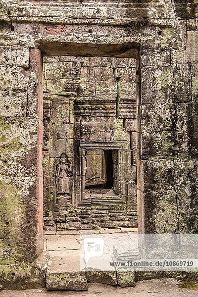 Eingang zum Innenhof  Banteay-Kdei-Tempelruinen  Angkor-Wat-Komplex  Kambodscha