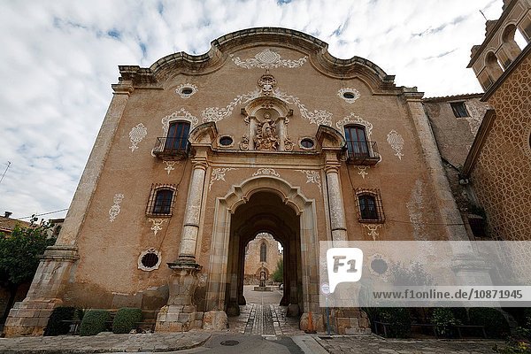 Eingang  Kloster Santes Creus  Aiguamurcia  Katalonien  Spanien