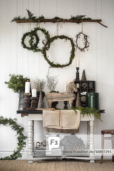 Sweden  Christmas decoration living room