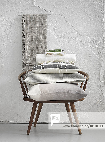 Sweden Vastergotland Cushions on chair