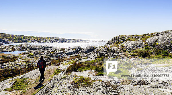 Schweden Westküste Bohuslan Marstrand Touristische Wanderungen und Ausblicke