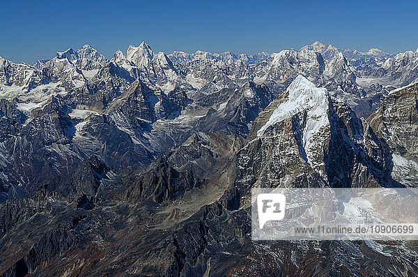 Nepal  Himalaya  Solo Khumbu  Taboche peak from Ama Dablam South West Ridge