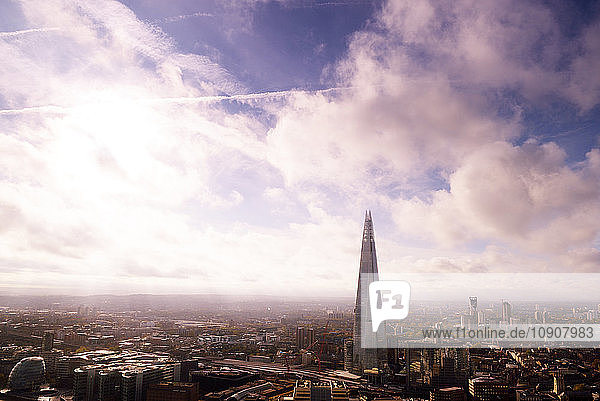 UK  London  cityscape with The Shard