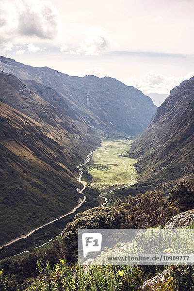 Peru Huaraz Blick ins Tal