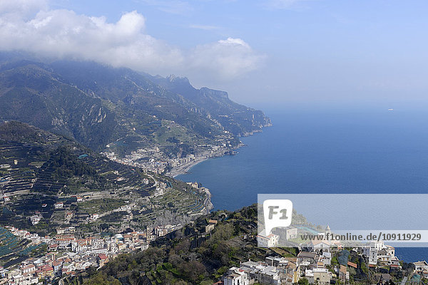 Italien  Kampanien  Ravello  Bucht von Amalfi
