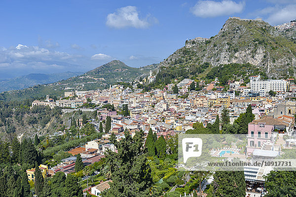 Italien  Sizilien  Taormina  Stadtbild
