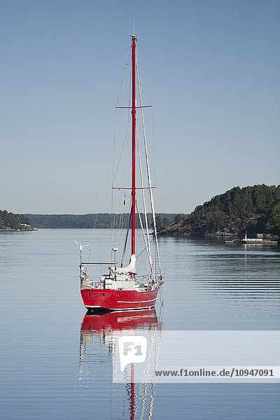 Sailboat in sea