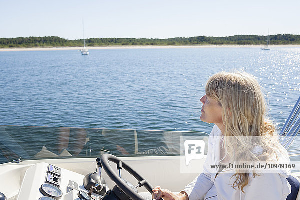 Woman in boat