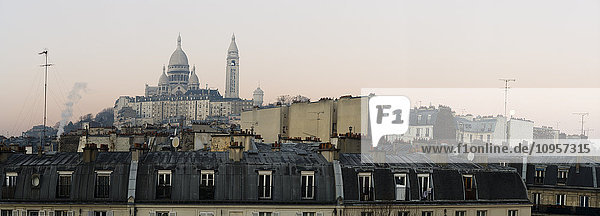 Blick über Paris  Frankreich.