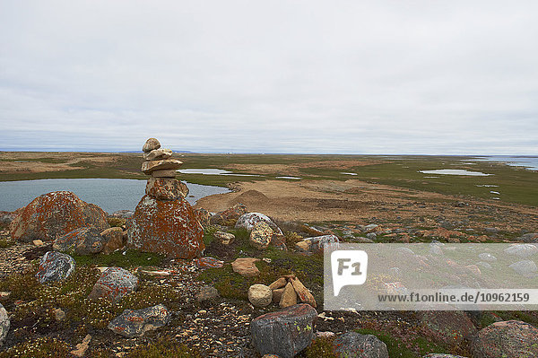 Inukshuk  Westlicher Arm  nahe Cambridge Bay; Nunavut  Kanada'.
