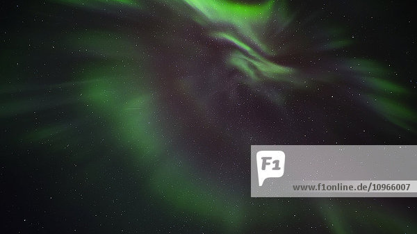 Nordlicht (Aurora Borealis); Yukon  Kanada'.