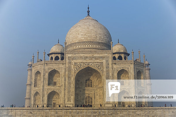 Front des Taj Mahal; Agra  Uttar Pradesh  Indien'.