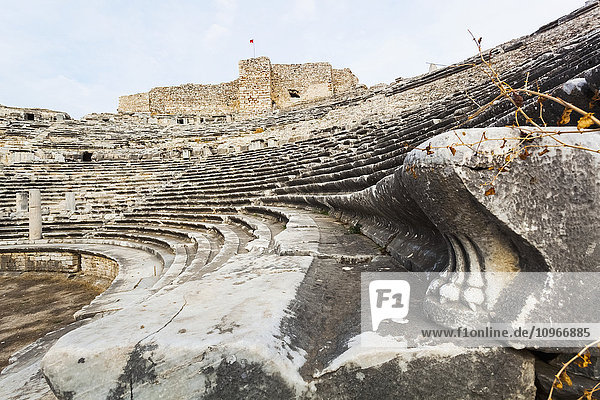 Ruinen eines Amphitheaters; Milet  Türkei'.