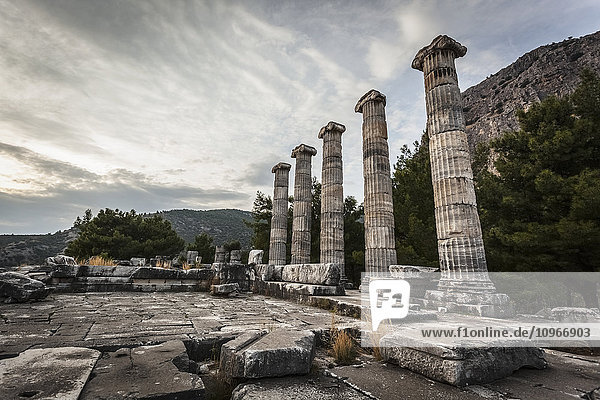 Ruinen des Heiligtums der Athene; Priene  Türkei'.