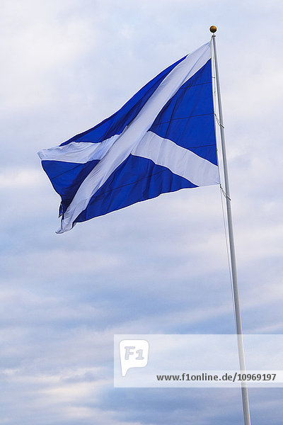 'Flagge von Schottland; Turnberry  Ayrshire  Schottland'.