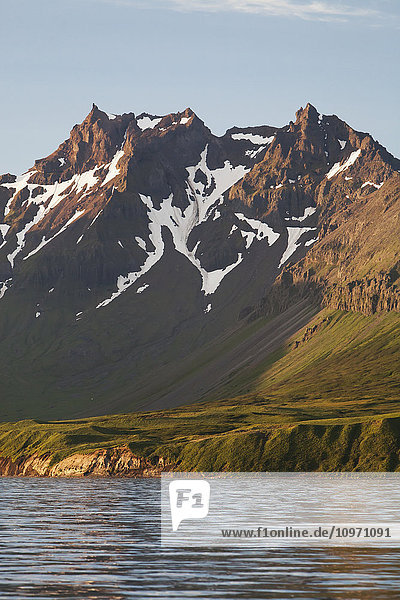 'South Walrus Peak Near Cold Bay Between Morzhovoi Bay And Cold Bay On The Alaska Peninsula; Southwest Alaska  United States Of America'