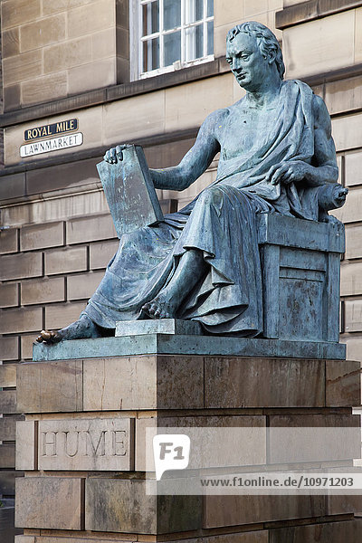 Statue von Hume; Edinburgh  Schottland'.
