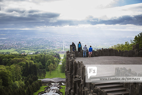 'The view atop the Hercules monument; Kassel  Germany'
