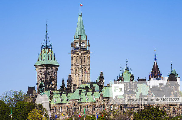 Parlamentsgebäude; Ottawa  Ontario  Kanada'.