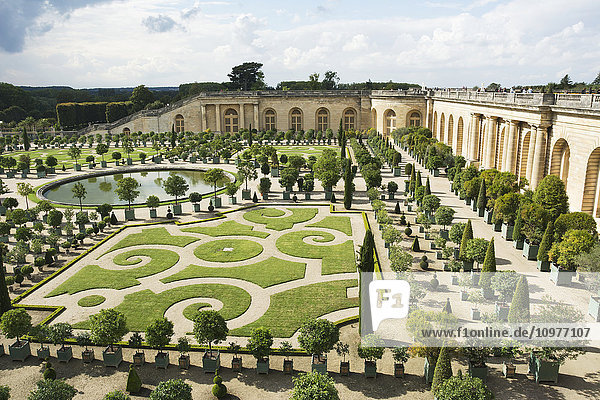 Schloss von Versailles  die Gärten der Orangerie; Versailles  Frankreich