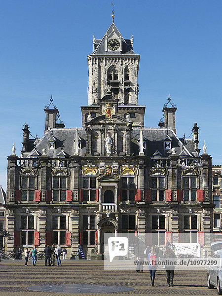 Rathaus am Markt; Delft  Holland'.