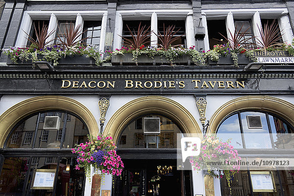 Deacon Brodie's Tavern; Edinburgh  Schottland .
