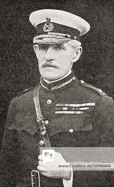 General Sir Horace Lockwood Smith-Dorrien  1858 - 1930. Britischer Soldat. Aus The History of the Great War  veröffentlicht um 1919