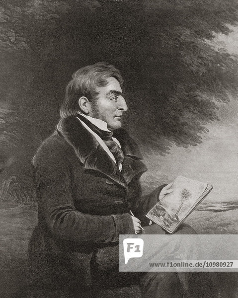 Joseph Mallord William Turner  1775-1851. Englischer Landschaftsmaler  Aquarellist und Grafiker der Romantik. Aus Bibby's Annual  veröffentlicht 1910.