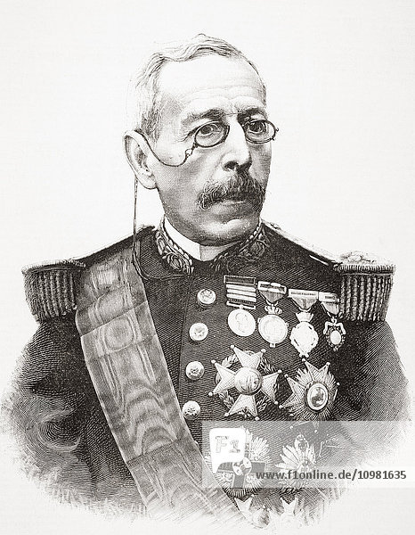 Joaquín Jovellar y Soler  1819 – 1892. Spanish general  Prime Minister of Spain  September 12  1875 – December 2  1875 and governor and captain-general of the Philippines  1883 –1885. From La Ilustracion Española y Americana  published 1892.