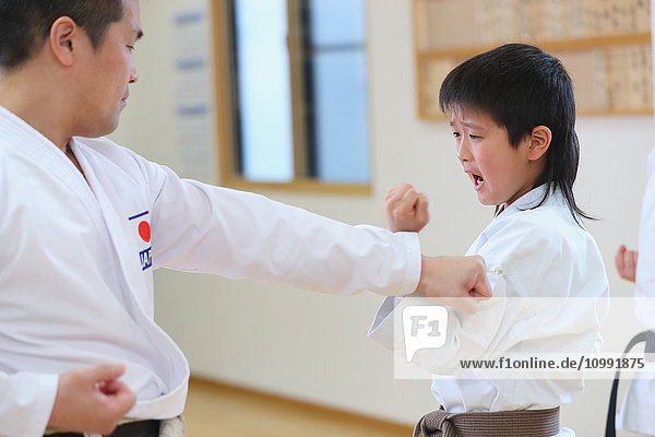 Japanese kids karate class