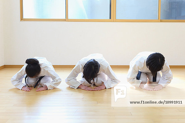 Japanese kids karate class
