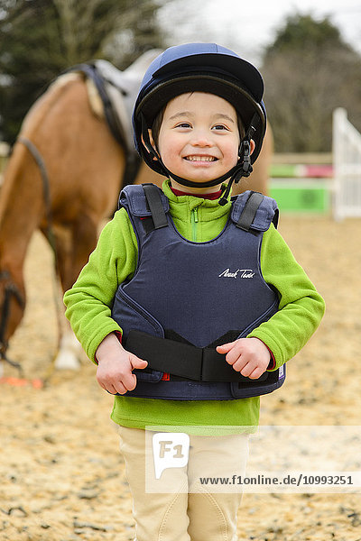 Kid with horse